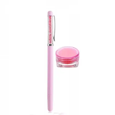 Komplet orodij za diamantno slikanje z roza svedrom in glino