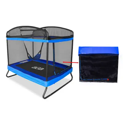 Aga Zaščitna mreža za pravokotno trampolino 122x183 cm Modra