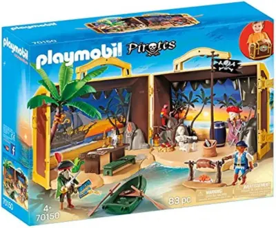 Playmobil - kovček Pirates Island (PL70150)