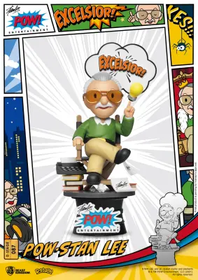 Beast Kingdom DS-087 Stan Lee Pow D-Stage serija 6 kip, večbarven, ena velikost