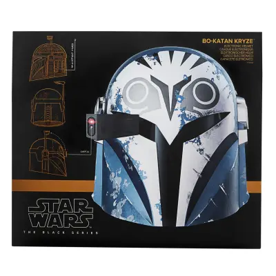Star Wars Hasbro The Black Series Bo-Katan Kryze Premium Electronic Helmet, The Mandalorian Roleplay Collectible, Toys Starost 14 in več