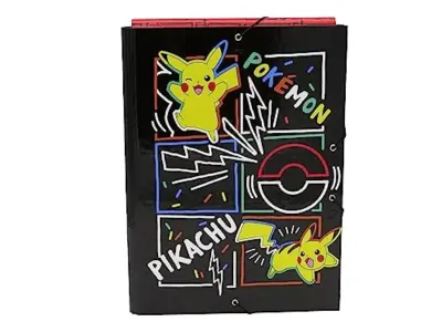 Carpeta A4 Pikachu Pokemon Solapas