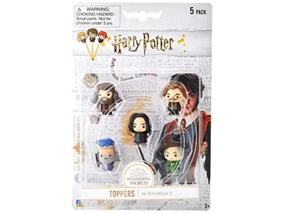 Bizak 64112040 Harry Potter Topper Pack od 5, večbarvno