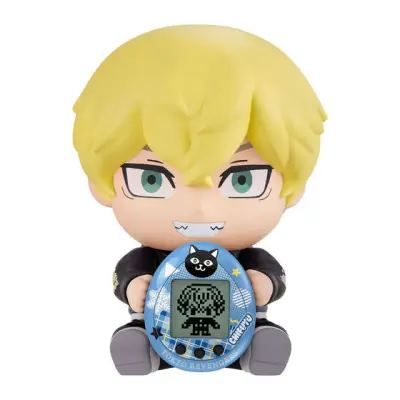 BANDAI - TAMAGOTCHI Tokyo Revengers Chifuyu različica s Hugmyjevo figuro | 4 cm virtualni hišni ljubljenček, ki temelji na mangi in animeju Tokyo Reve