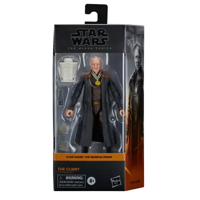 Star Wars Hasbro The Black Series The Client Toy 6-Inch-Scale The Mandalorian Action Figure, igrače za starost 4 leta in več, večbarvna, ena velikost