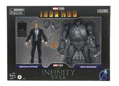 Marvel Obadiah Stane And Iron Monger Figuras 15 cm The Infinity Saga Legends