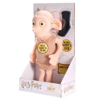 HARRY POTTER DOBBY INTERAKTIVNI PLIŠASTI ANGLEŠKI VER.