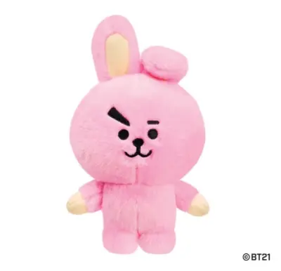 AURORA 61458, BT21 Official Merchandise, COOKY Mehka igrača, 17 cm, roza