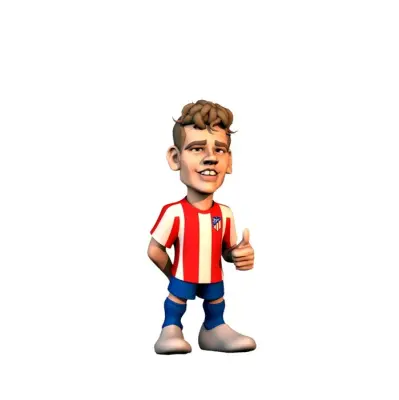 MINIX, Atlético de Madrid Griezmann PVC figurica 12 cm, Rdeča