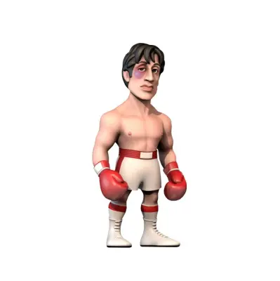 MINIX, Rocky Balboa 12 cm PVC figura s športno-bojno tematiko, Rdeča