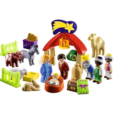 Playmobil, Boži?ne jaslice s figuricami in dodatki, Ve?barvno