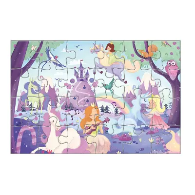 Ravensburger, Sestavljanka z motivom enoroga 24 kosov iz zbirke Giant Floor, Ve?barvno