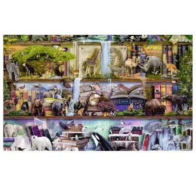 Ravensburger, 2000 kosov Premium sestavljanka Softclick Veli?astni živalski svet tema, Ve?barvno