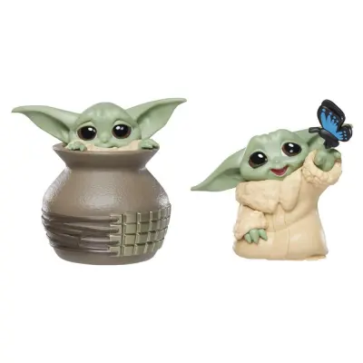 Hasbro, 2 figurici Star Wars The Bounty Collection Series 4 Grogu Butterfly Encounter, Ve?barvno