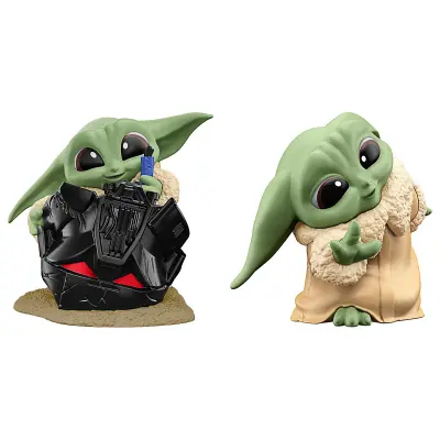 Hasbro, Komplet 2 figuric Grogu Helmet Hijinks/Peek A Boo Star Wars The Bounty Series 5, Ve?barvno