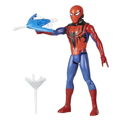 Hasbro, Marvel Spider-Man Articulated Blast Gear Titan Hero Series z dodatki, Ve?barvno