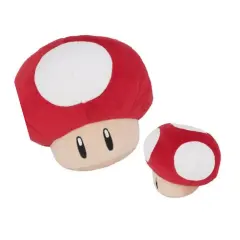 TOGETHER, plišasta igrača Super Mario Super Mushroom 16cm, Rdeča