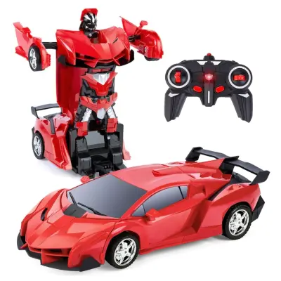 Avto transformator na daljinsko upravljanje | ROBOCAR Rdeča