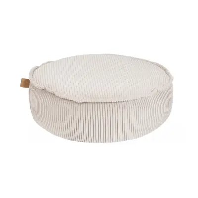 Ronde Pouf za otroke, Aesthetic, Ecru