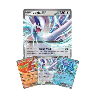 Pokemon, Premium komplet kartic za trgovanje Ho-Oh-ex / Lugia-ex / Suicine-ex, Večbarvno