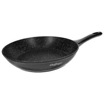 Cheffinger, Ponev s Premazom Proti Prijemanju z Marmoriranim Videzom 24 cm, ?rna