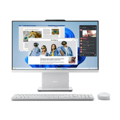 LENOVO IdeaCentre AIO 24 Intel Core i5-13420H 23.8inch FHD IPS 100Hz 16GB 1TB UMA W11H Cloud Grey 2y vse v enem