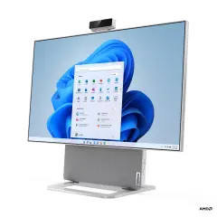 LENOVO Yoga AIO 7 AMD Ryzen 7 8845HS 27"/QHD/16GB/1TB/UMA/W11 Home Cloud Grey vse v enem računalnik