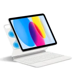 Zaščitno ohišje za iPad z Bluetooth tipkovnico White  iPad 10 10.9