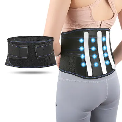 Magnetni hrbtni oporni pas - širok, ogrevan  XL