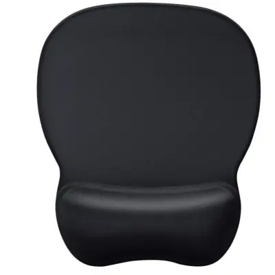 Ergonomska podloga za miško z naslonom za zapestje Black