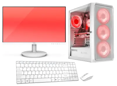 VIST Gaming Core i5 12400F/32GB/RTX 4060/SSD 1TB M.2/WiFi/LCD 24 gaming namizni računalnik
