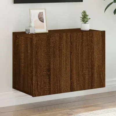 The Living Store Stenska TV omarica rjav hrast 60x30x41 cm - TV Omarica