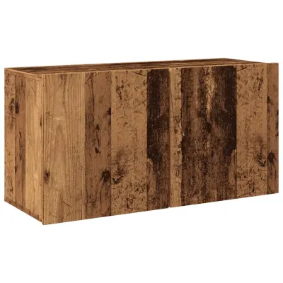 vidaXL Stenska TV omarica starinski les 80x30x41 cm