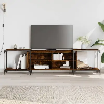 The Living Store TV omarica dimljeni hrast 203x37x50 cm inženirski les - TV Omarica
