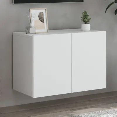 The Living Store Stenska TV omarica bela 60x30x41 cm - TV Omarica