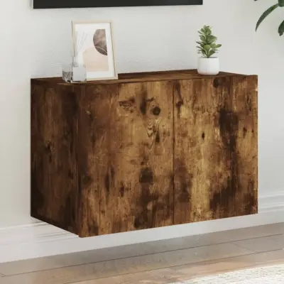 The Living Store Stenska TV omarica dimljen hrast 60x30x41 cm - TV Omarica