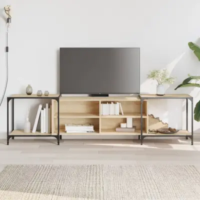 The Living Store TV omarica sonoma hrast 203x37x50 cm inženirski les - TV Omarica