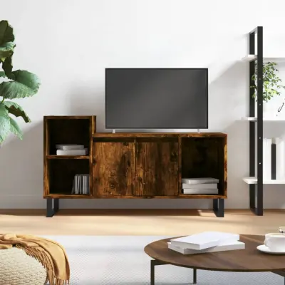 The Living Store TV omarica dimljeni hrast 100x35x55 cm inženirski les - TV Omarica