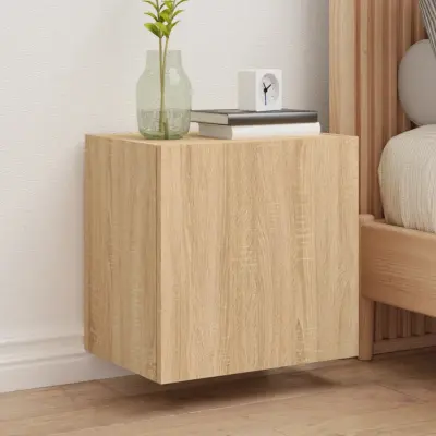 The Living Store Stenska TV omarica sonoma hrast 40,5x30x40 cm inženirski les - TV Stenska Omarica
