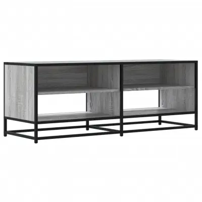 vidaXL TV omarica siva sonoma 120,5x40x46 cm inženirski les