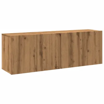 vidaXL Stenske TV omarice 2 kosa artisan hrast 60x30x41 cm