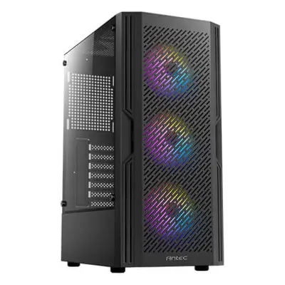 Caja Gaming Antec AX20 MATX 2XUSB 2.0 SIN FTE NEGRO RGB