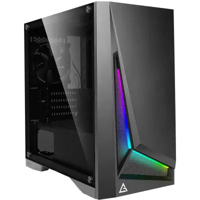 Igralna škatla DP301M MATX 2XUSB3.0 brez črnega vira LED