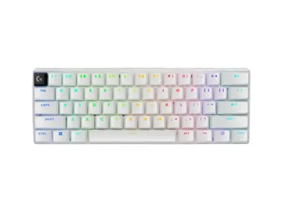 LOGITECH Pro X 60 LightSpeed Wireless, Tactile, bela, SLO g. tipkovnica