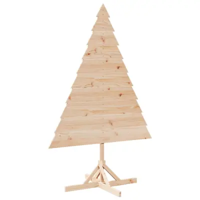 vidaXL Lesena novoletna jelka za okras 180 cm trden les