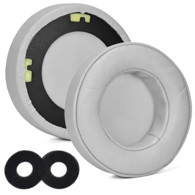 Nadomestne ušesne blazinice iz ovčje kože za slušalke - 2 kom, sive Grey