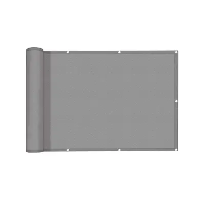 Mreža za ograjo za zasebnost Grey L