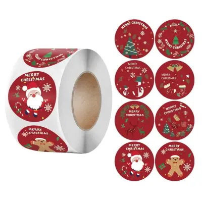 Božične nalepke na traku(500 kosov) | XMASROLL