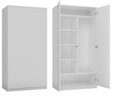 Garderobna omara Malwa SD-90, BELA