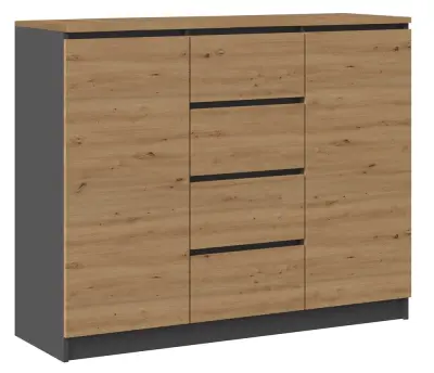 Komoda Malwa 2D4S/BA ANTRACIT ARTISAN